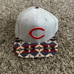 Used Cincinnati Reds Cap…Vintage Aztec Era Strapback